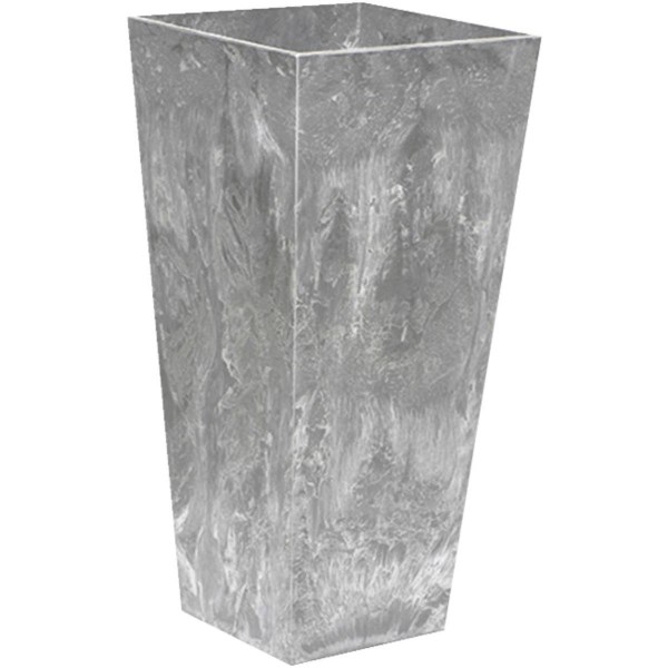 Novelty ArtStone Ella 7 In. W. x 19.5 In. H. x 7 In. L. Gray Resin Planter - Iieemm