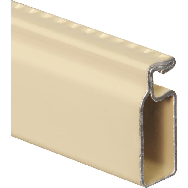 Prime-Line Make-2-Fit 3/4 x 5/16 x 72 Almond Aluminum Screen Frame - Iieemm