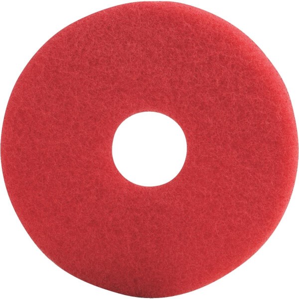 Lundmark 13 In. High Gloss Red Scrub Pad (5-Pack) - Iieemm