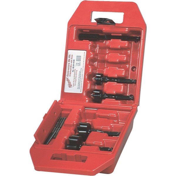 Milwaukee 4-Piece Contractor’s Self-Feed Wood Bit Set - Iieemm