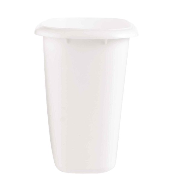 Rubbermaid 6 Qt. White Wastebasket - Iieemm