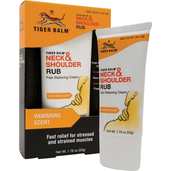 Tiger Balm 1.76 Oz. Neck & Shoulder Rub Pain Reliever - Iieemm