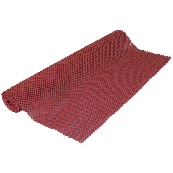 Con-Tact 20 In. x 4 Ft. Red Grip Premium Non-Adhesive Shelf Liner - Iieemm