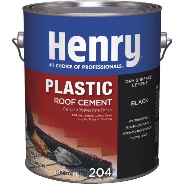 Henry 1 Gal. Plastic Roof Cement and Patching Sealant - Iieemm