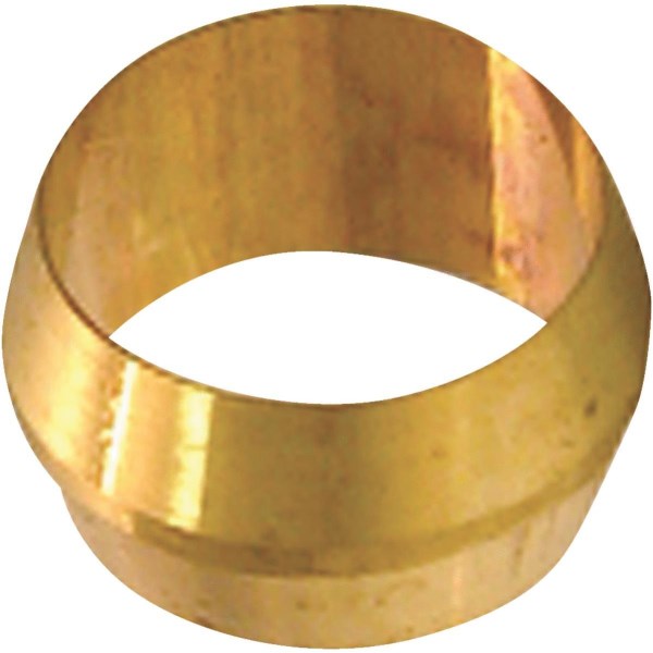 Lasco 1/4 In. Brass Compression Sleeve (2-Pack) - Iieemm