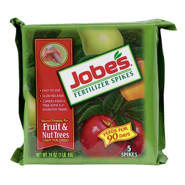 Jobe’s 9-12-12 Fruit & Nut Tree Fertilizer Spikes (5-Pack) - Iieemm