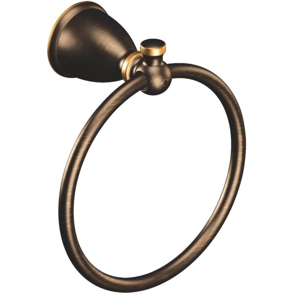 Moen Caldwell Mediterranean Bronze 6 In. Towel Ring - Iieemm