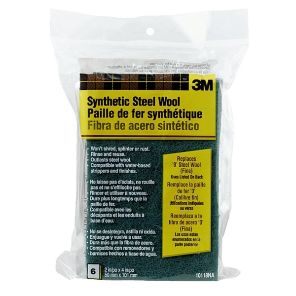 3M #0 Synthetic Steel Wool (6 Pack) - Iieemm