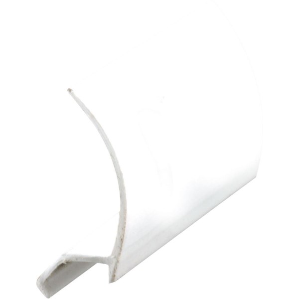 Prime-Line Make-2-Fit 72 In. White Snap-In Rigid Vinyl Glass Spline - Iieemm