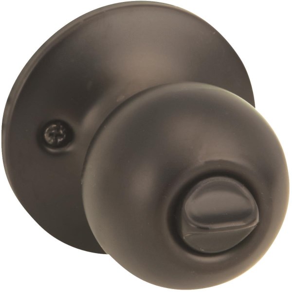Steel Pro Oil Rubbed Bronze Bed & Bath Door Knob - Iieemm