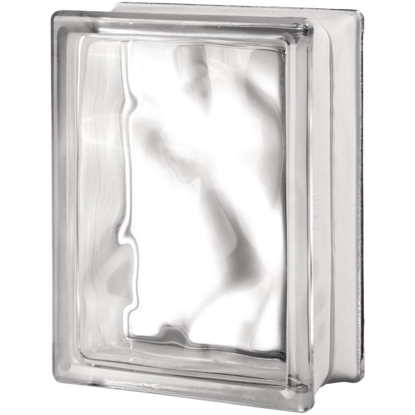 Seves 6 In. W x 8 In. H x 3 In. D Nubio Glass Block - Iieemm