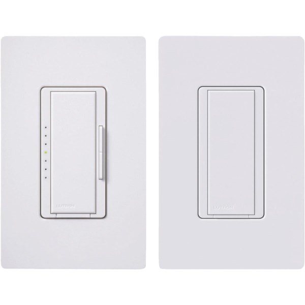 Lutron Maestro Halogen/Incandescent/LED/CFL White Digitaln Slide Dimmer Switch Kit - Iieemm