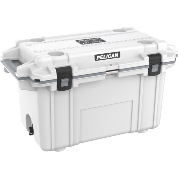 Pelican Elite 70-Qt. Cooler, White & Gray - Iieemm