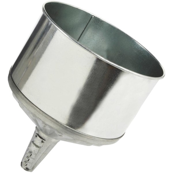 Delphos 8 Qt. Galvanized Steel Lock-On Funnel - Iieemm