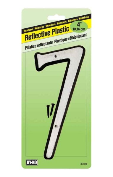 Hy-Ko 4 In. White House Number Seven - Iieemm