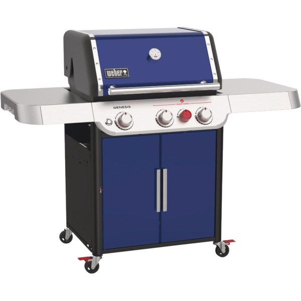 Weber Genesis SP-E325S 3-Burner Deep Ocean Blue 39,000 BTU LP Gas Grill - Iieemm