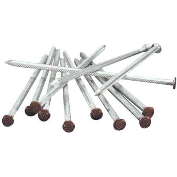 7 In. Brown Aluminum Gutter Spike, (500-Pack) - Iieemm