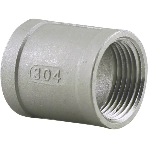 PLUMB-EEZE 1/4 In. FIP Stainless Steel Coupling - Iieemm