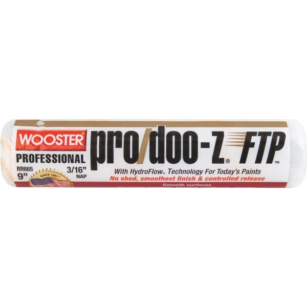 Wooster Pro/Doo-Z FTP 9 In. x 3/16 In. Woven Fabric Roller Cover - Iieemm