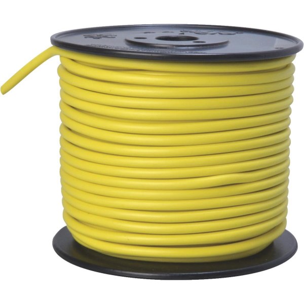 ROAD POWER 100 Ft. 10 Ga. PVC-Coated Primary Wire, Yellow - Iieemm