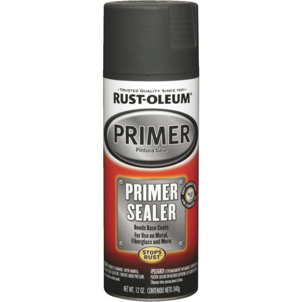 Rust-Oleum Stops Rust Gray 12 Oz. Automotive Spray Primer Sealer - Iieemm