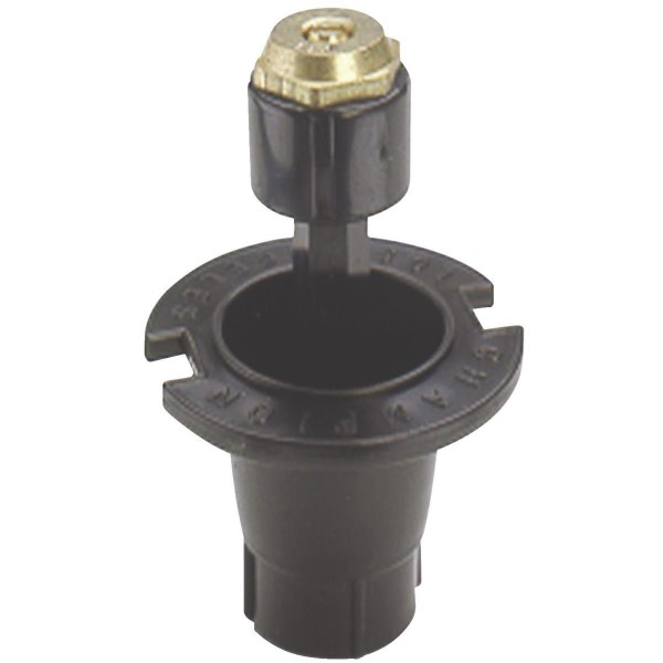 Champion 1.25 In. Half Circle Deluxe Plastic Pop-Up Sprinkler with Brass Nozzle - Iieemm