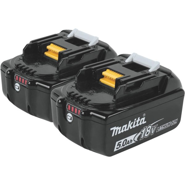 Makita 18 Volt LXT Lithium-Ion 5.0 Ah Tool Battery (2-Pack) - Iieemm