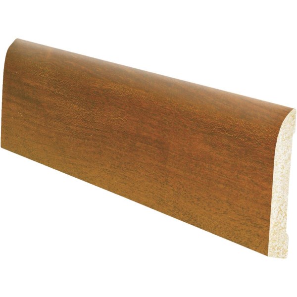 Inteplast Building Products 7/16 In. W. x 3-3/16 In. H. x 8 Ft. L. Independence Cherry Polystyrene Ranch Base Molding - Iieemm