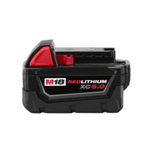 Milwaukee M18 REDLITHIUM XC 18 Volt Lithium-Ion 5.0 Ah Extended Capacity Tool Battery - Iieemm