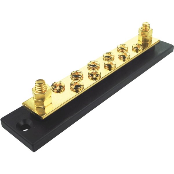 Seachoice 10-Gang 1-1/4 In. x 5-3/4 In. Terminal Block - Iieemm