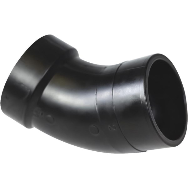 Charlotte Pipe 2 In. Hub x Spigot 45 Deg. Street ABS Elbow (1/8 Bend) - Iieemm