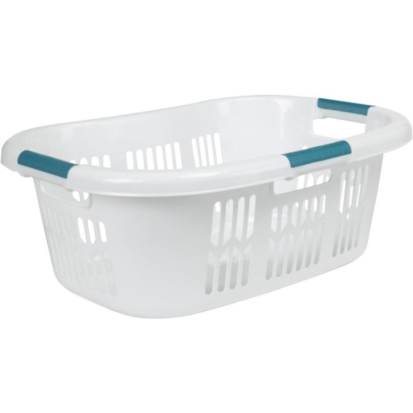 Rubbermaid 3-Handled White Laundry Basket - Iieemm