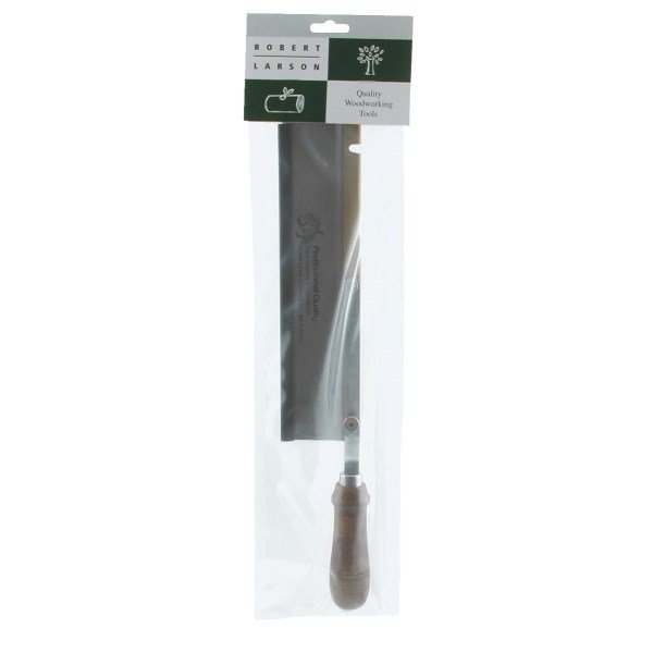 Robert Larson 10 In. L. Blade 15 TPI Wood Handle Reverse Dovetail Saw - Iieemm