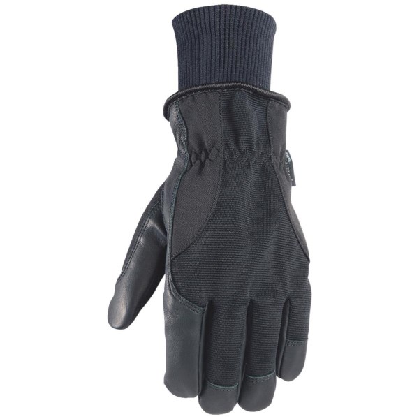 Wells Lamont HydraHyde Men’s 2XL Grain Goatskin Black Insulated Work Glove - Iieemm