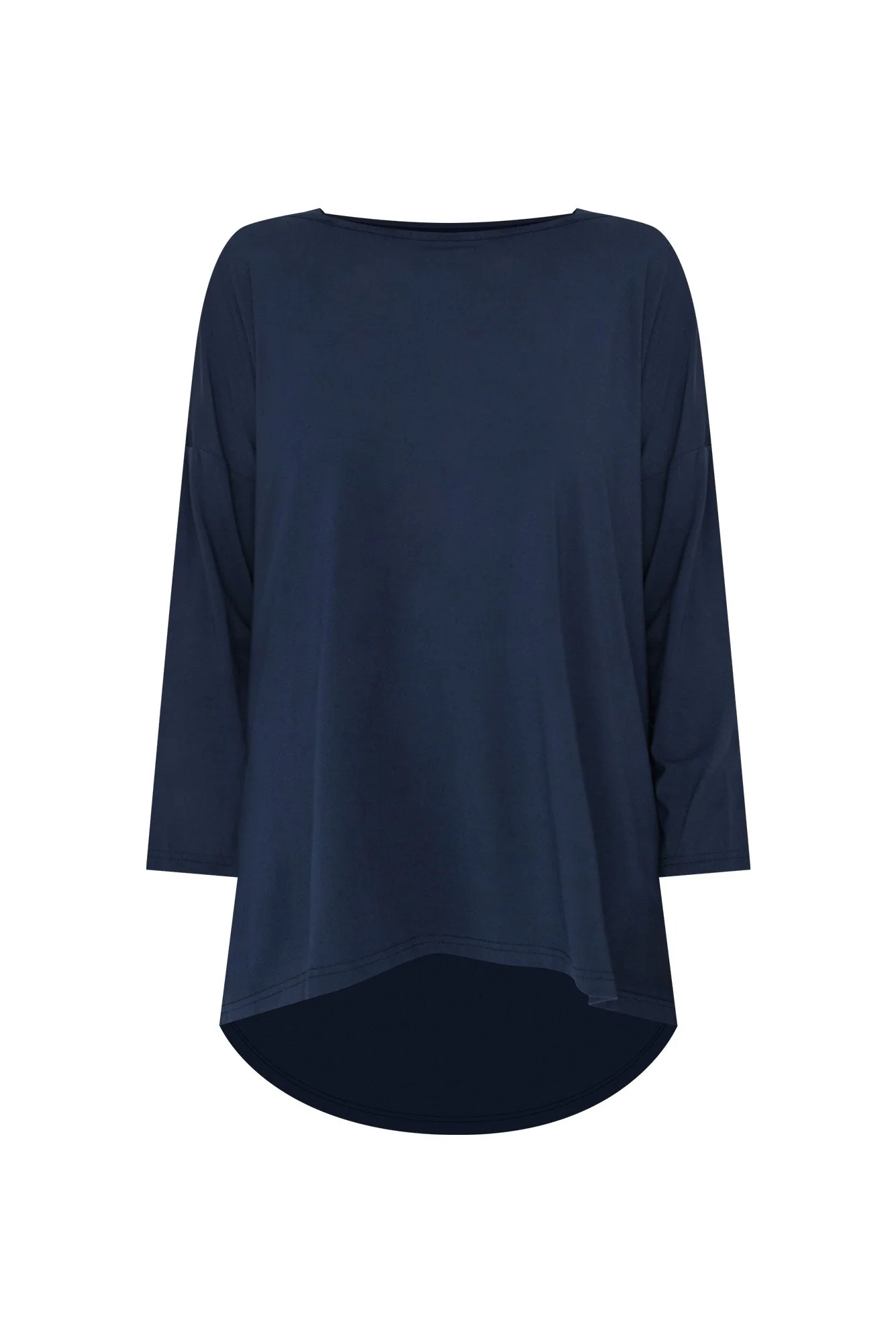 Anakin Navy Hi Lo Bamboo Top