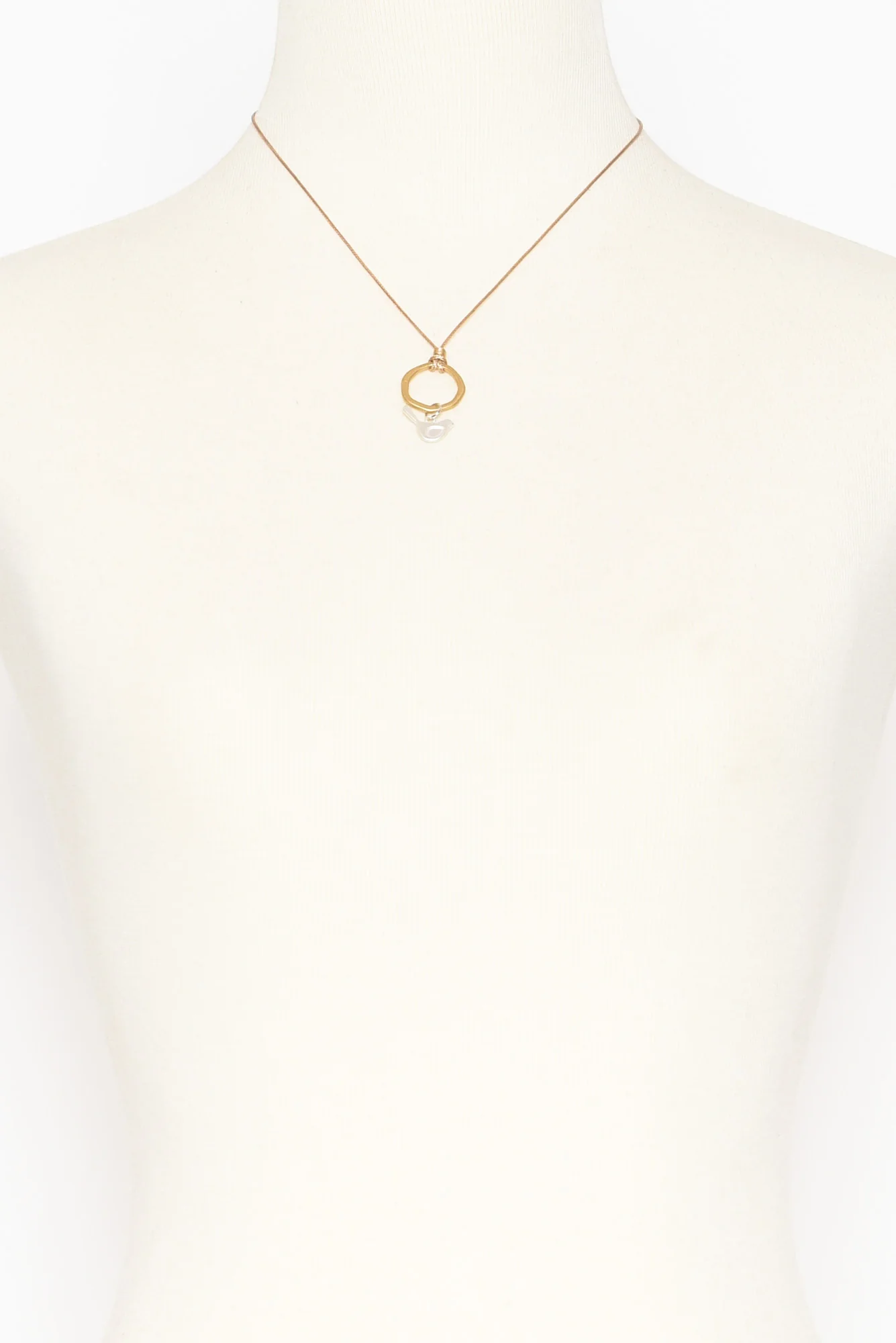 Sofia Gold Bird Cord Necklace