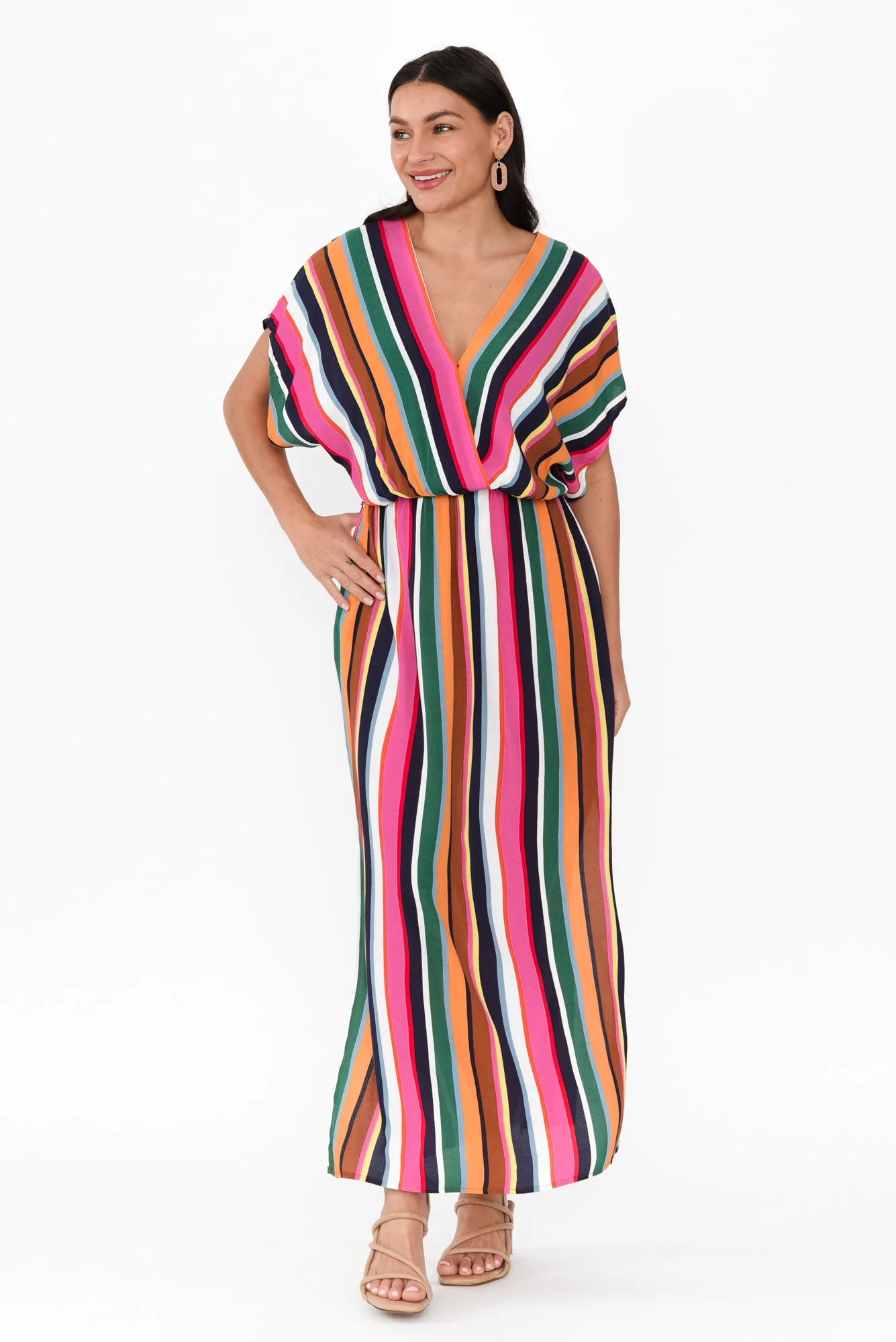 Dream Factory Multi Stripe Dress