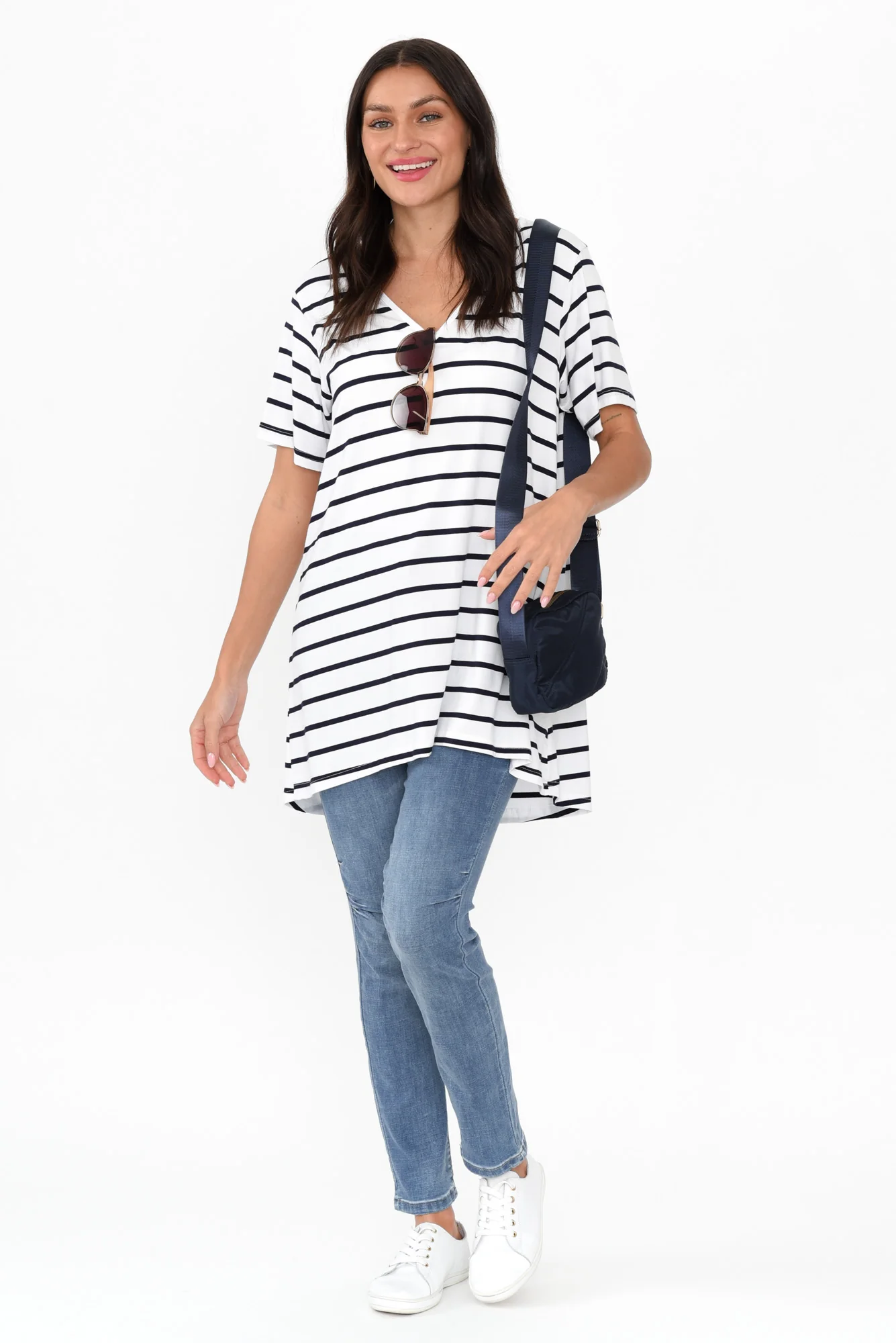 Arden Blue Denim Tie Jeans