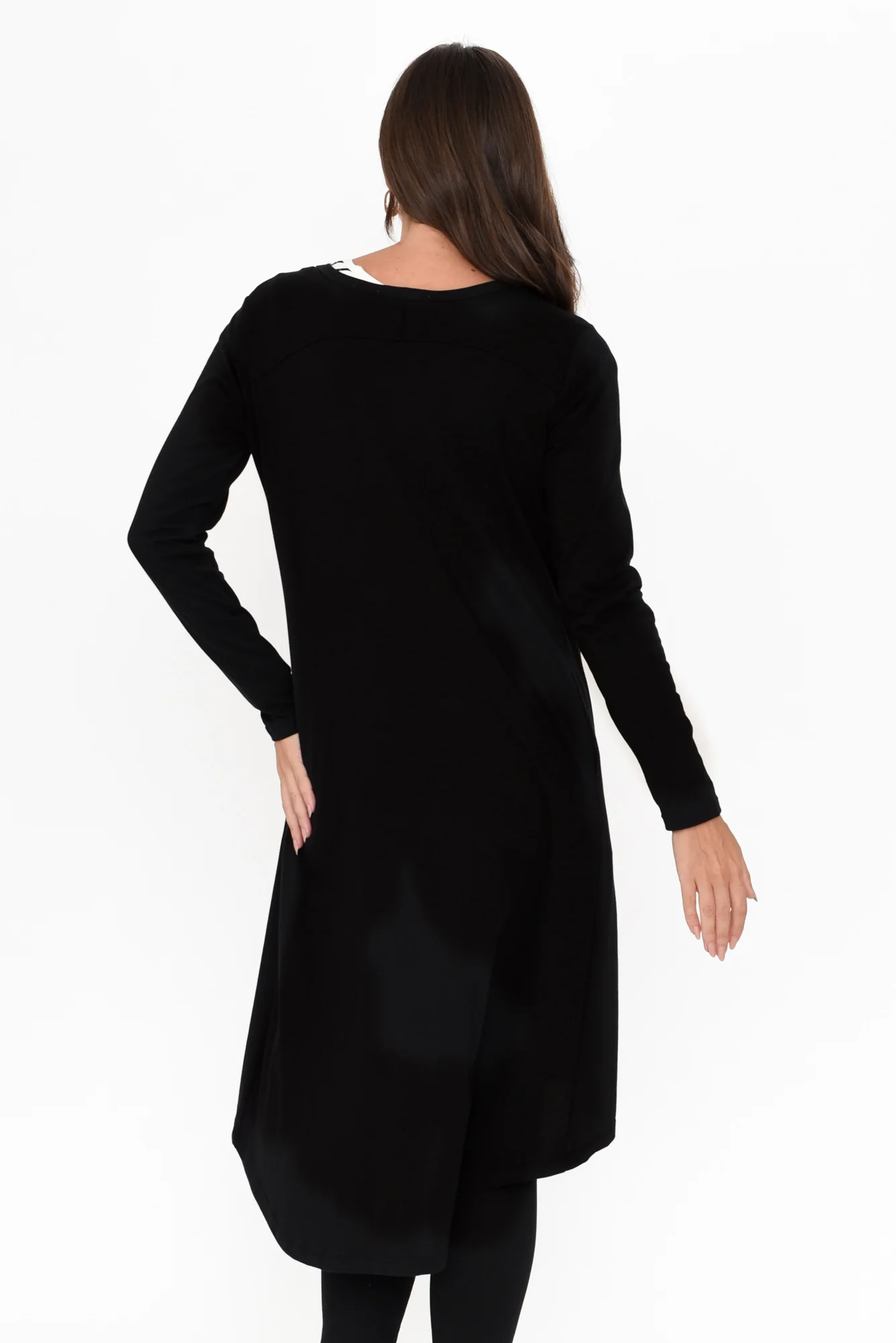 Byron Black Cotton Cardigan