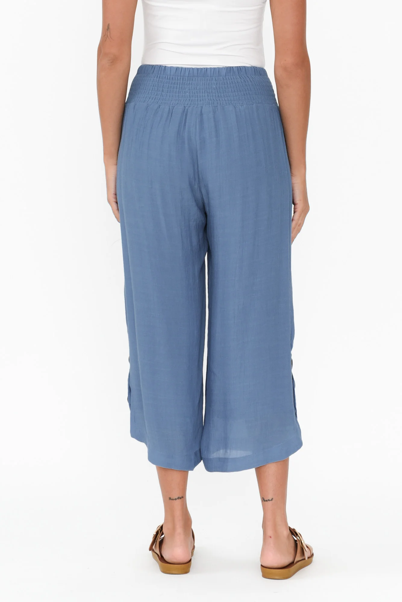 Lettie Steel Button Pant