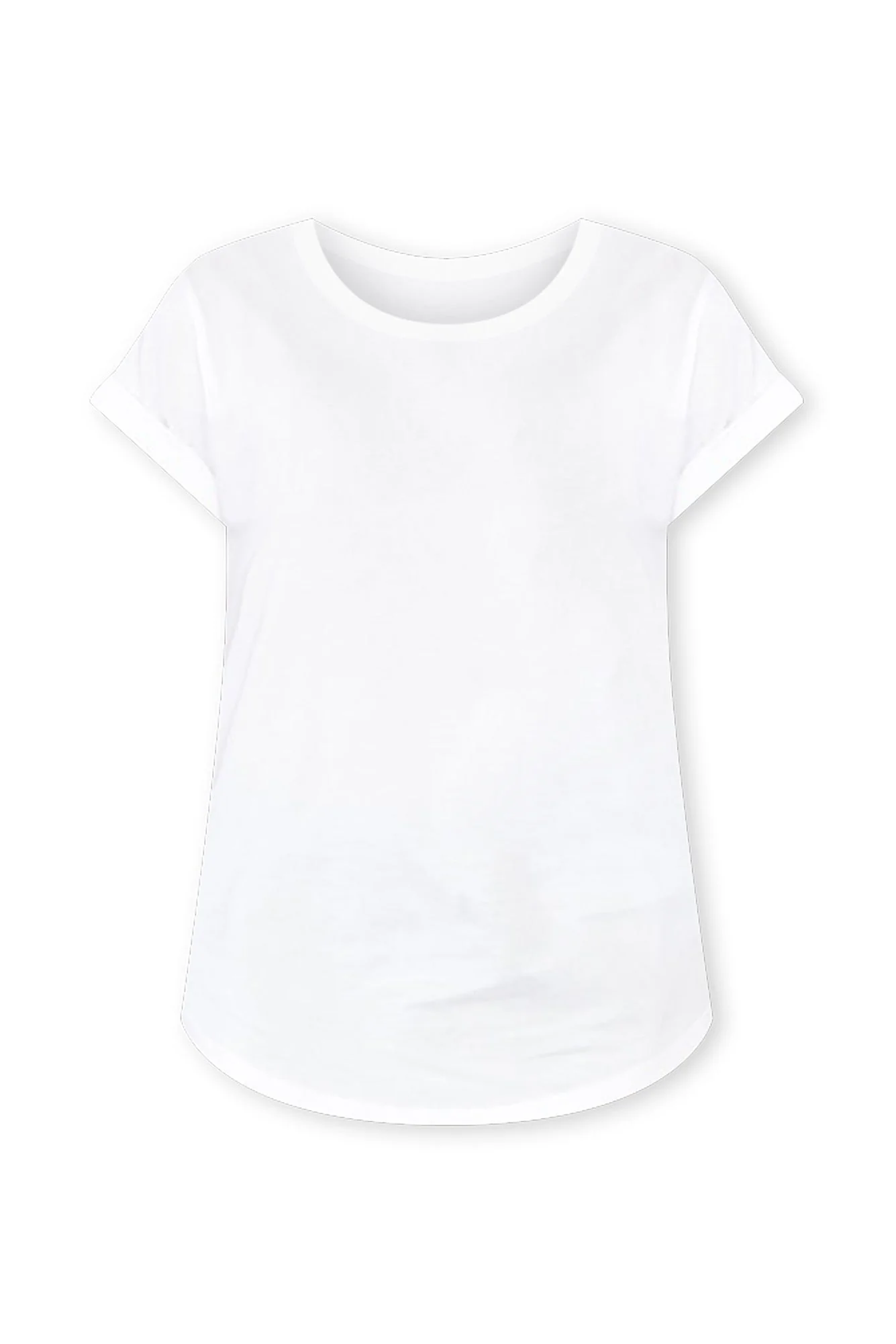 Manly White Cotton Tee
