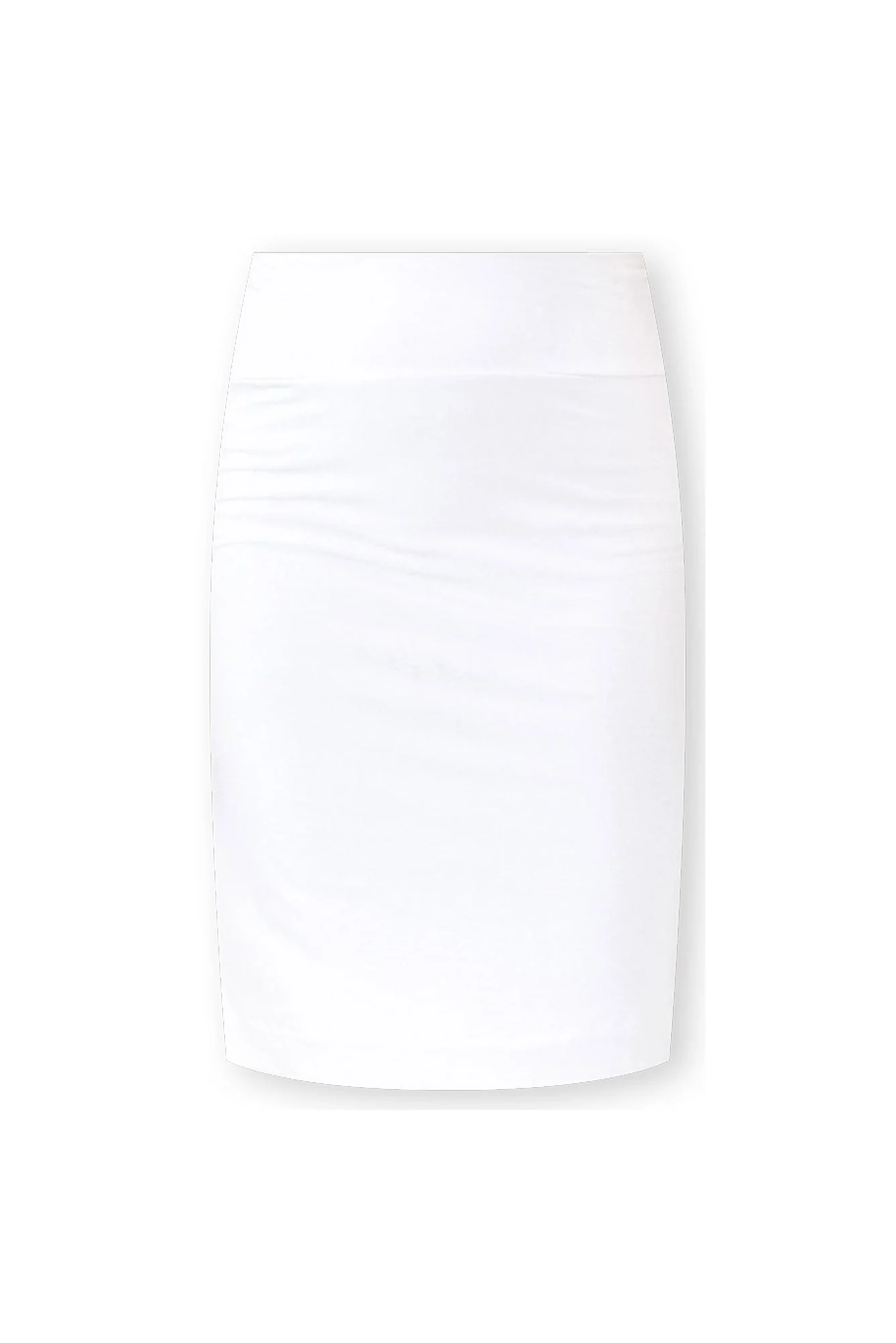 Whitney White Bamboo Tube Skirt