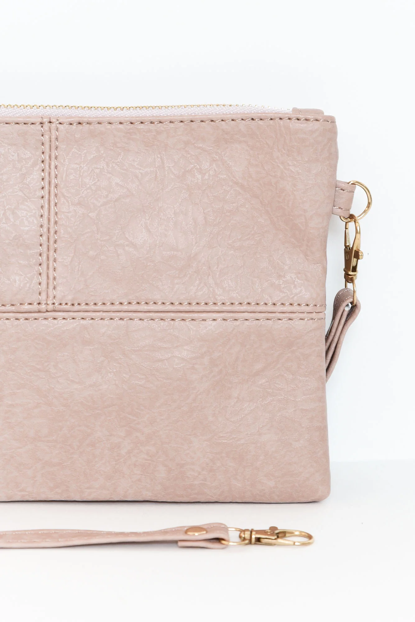 Brynn Blush Tassel Crossbody Bag