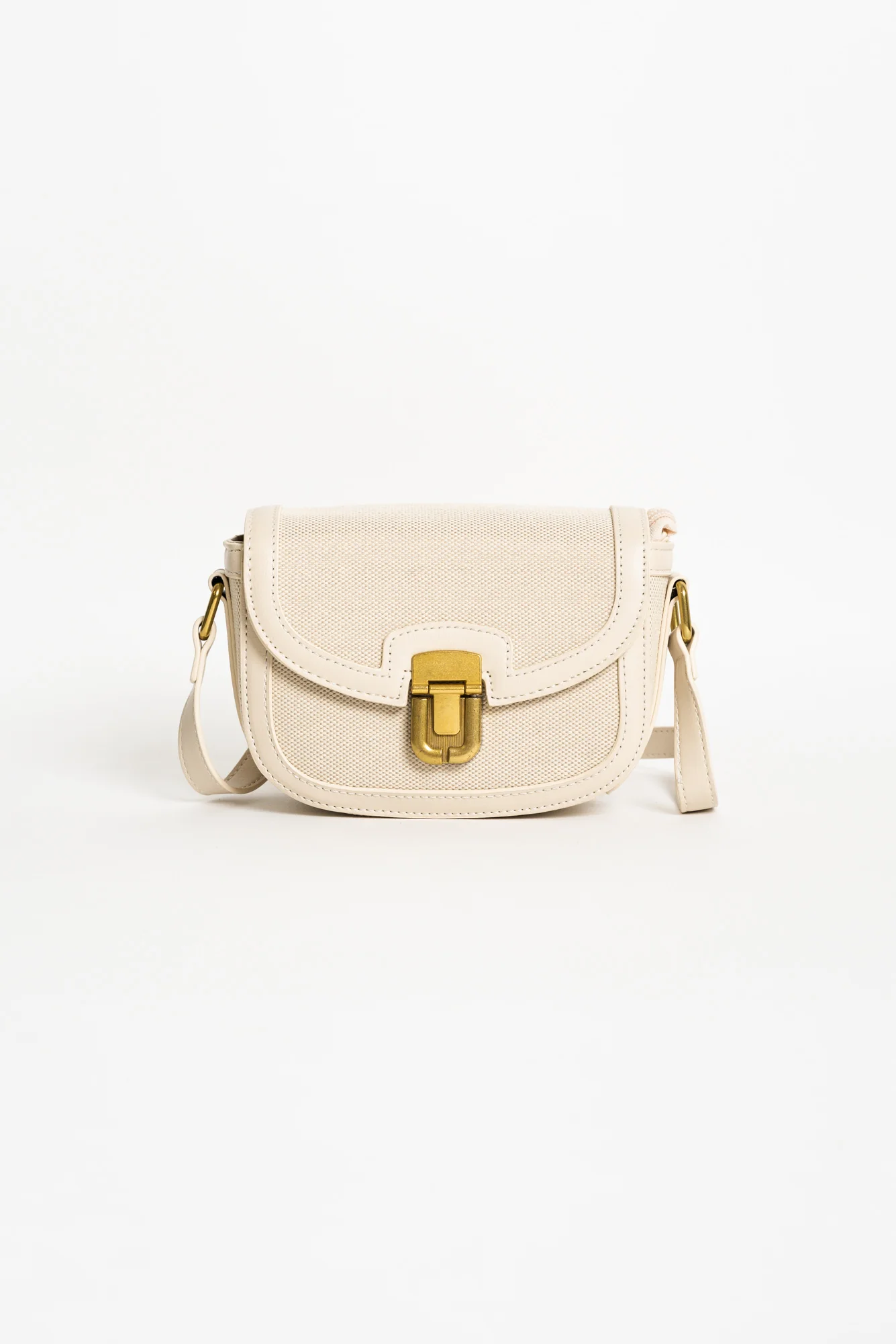 Amila Cream Crossbody Bag