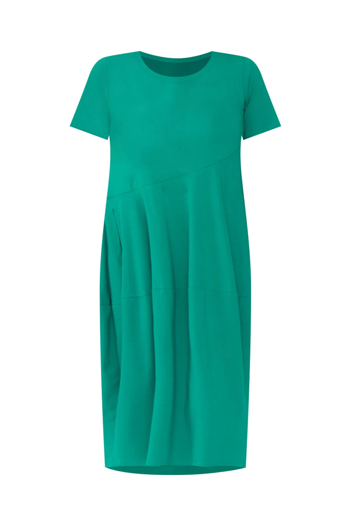 Morgan Teal Diagonal Seam Dress