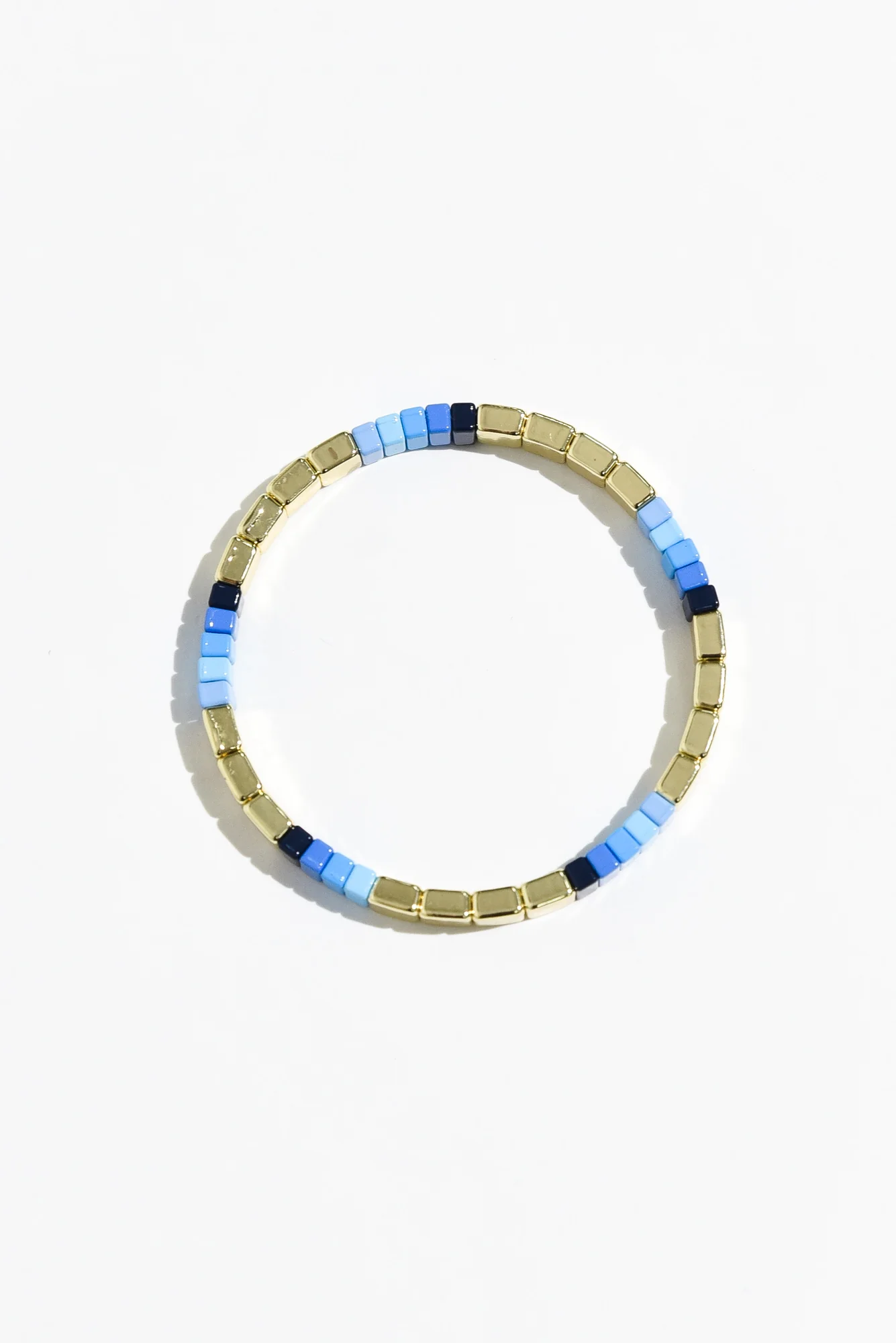 Indiga Blue Beaded Bracelet
