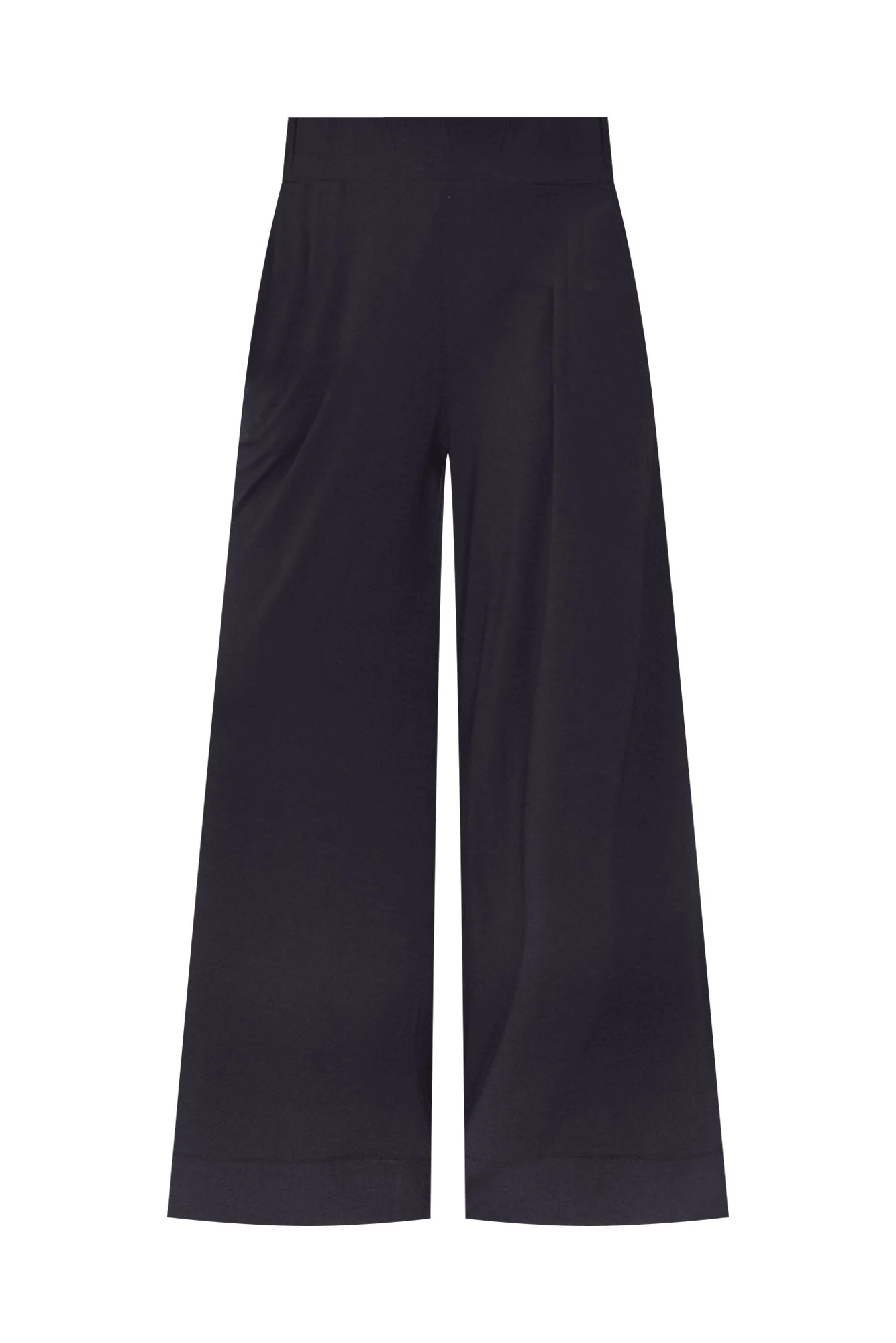 Lola Navy Micro Modal Wide Leg Pants