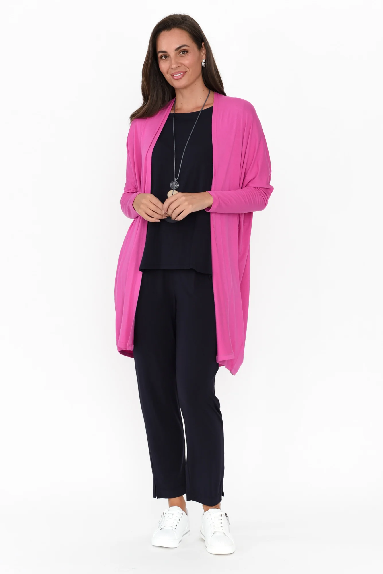 Margot Flamingo Pink Cardigan