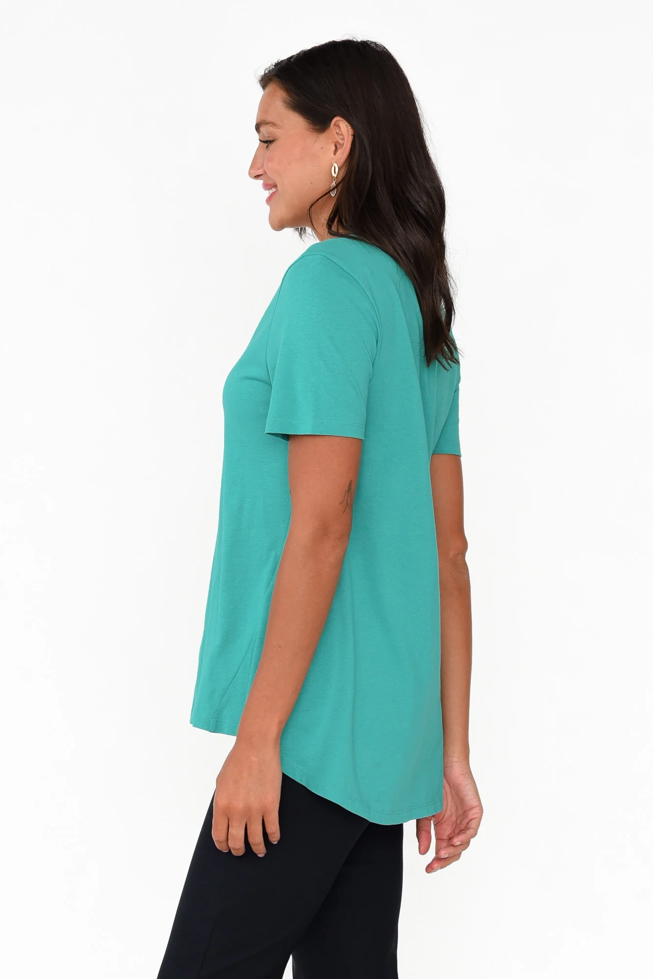 Luella Jade Green Cotton Tee