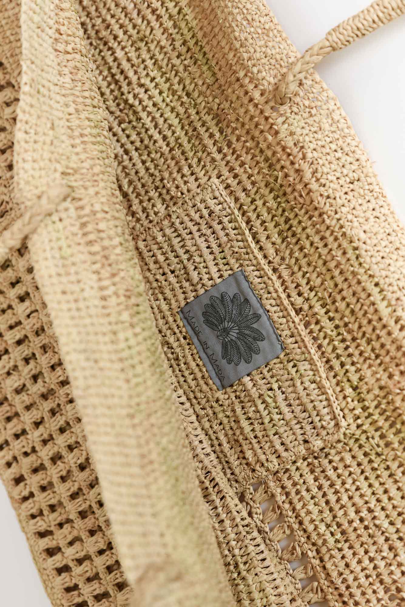 Sienna Natural Raffia Oversized Tote Bag